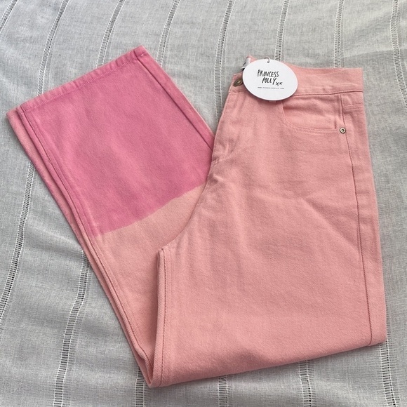 NWT Princess Polly Cameran straight leg pink denim jeans. - Picture 11 of 13